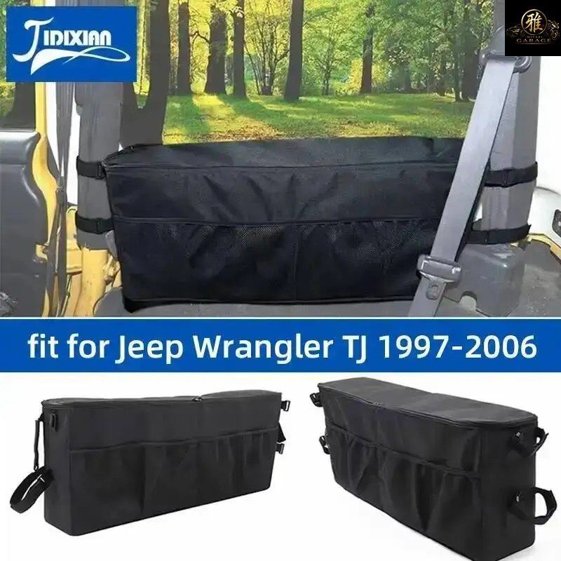ジープ ラングラー TJ 1997 - 06 車のトランク ウィンドウ収納バッグ