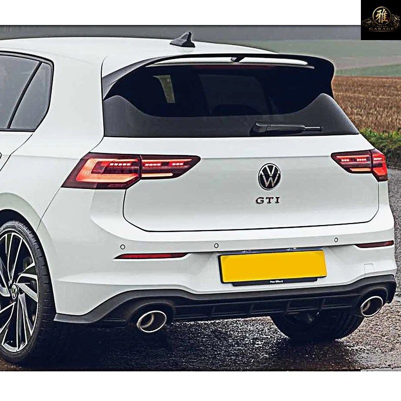 デザイン 2020 TO UP フォルクスワーゲン VW ゴルフ 8 MK8 Ⅷ R GTI GTD GTE スポイラー リアウィンドウ ルーフスポイラー スポイラー