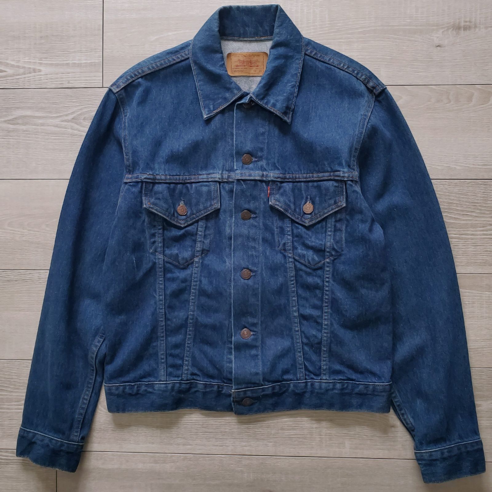 90s 日本製 Levi’s 70505 ピケ トラッカージャケット 38 Levisリーバイス□美品 1990s vintage USA製 70505-0217 デニム