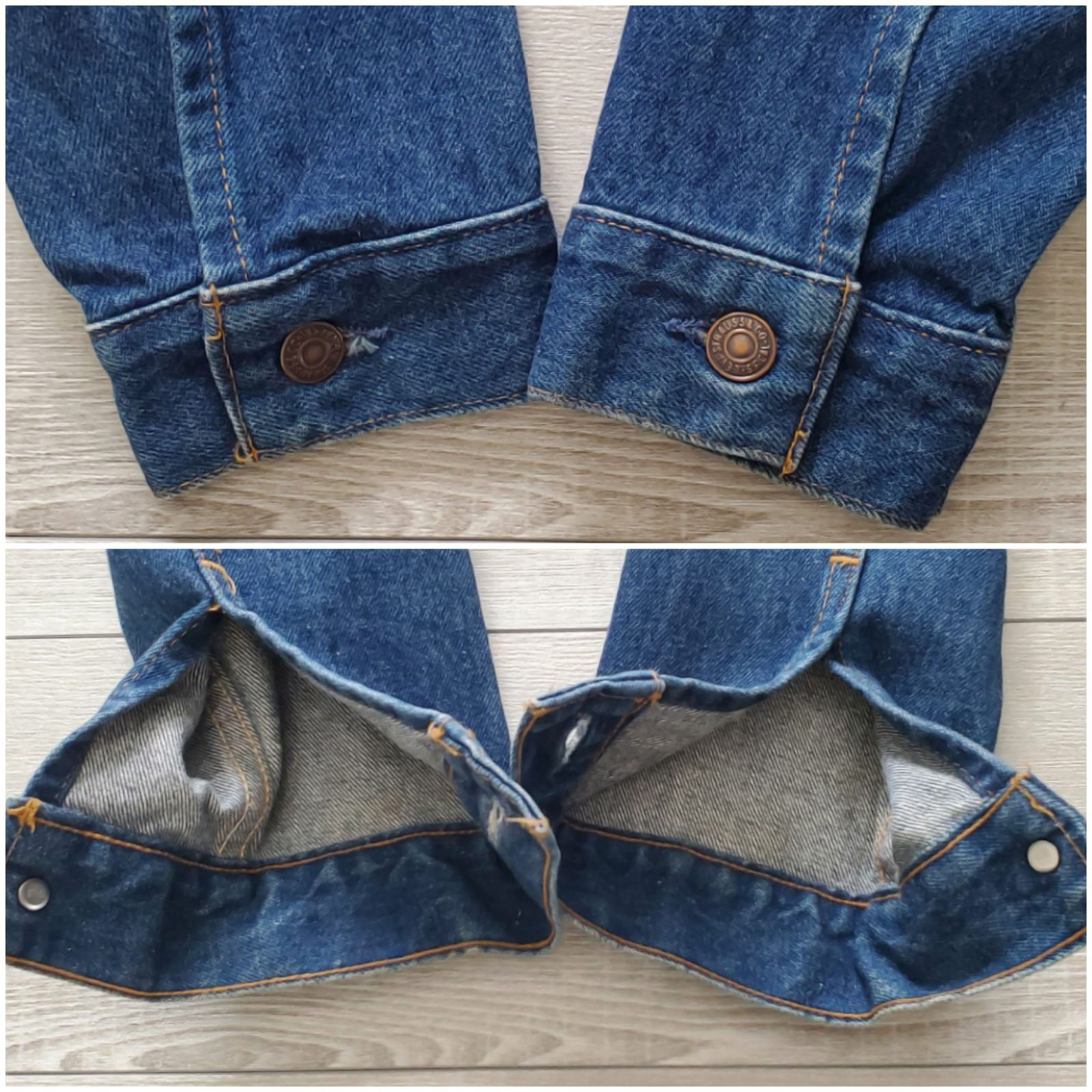 USA製 Levi’s 70505-0217 赤耳 トラッカージャケット 濃紺 Levisリーバイス□美品 1990s vintage USA製 70505-0217 デニム