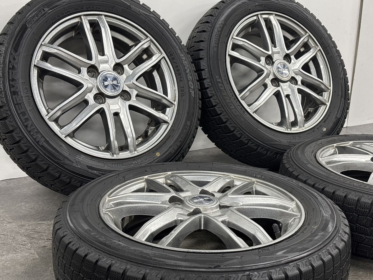 バリ溝】ブランドル SG-E G61 14in 4.5J +44 PCD100 ダンロップ