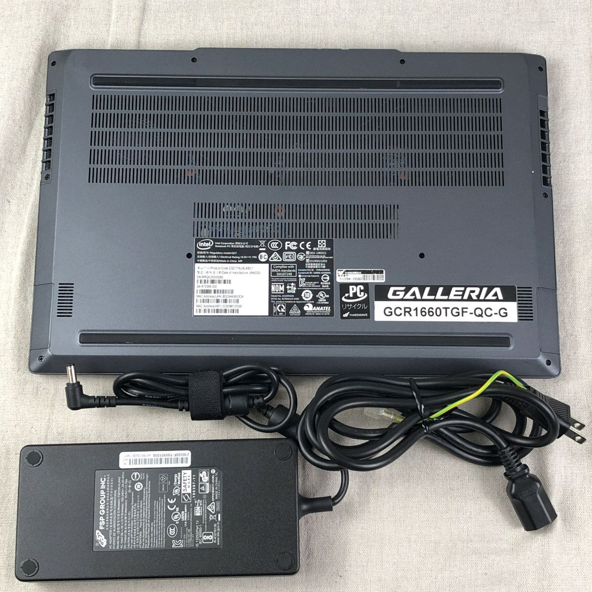 ジャンク品 ゲーミングPC GALLERIA GTX1660Ti - メルカリ