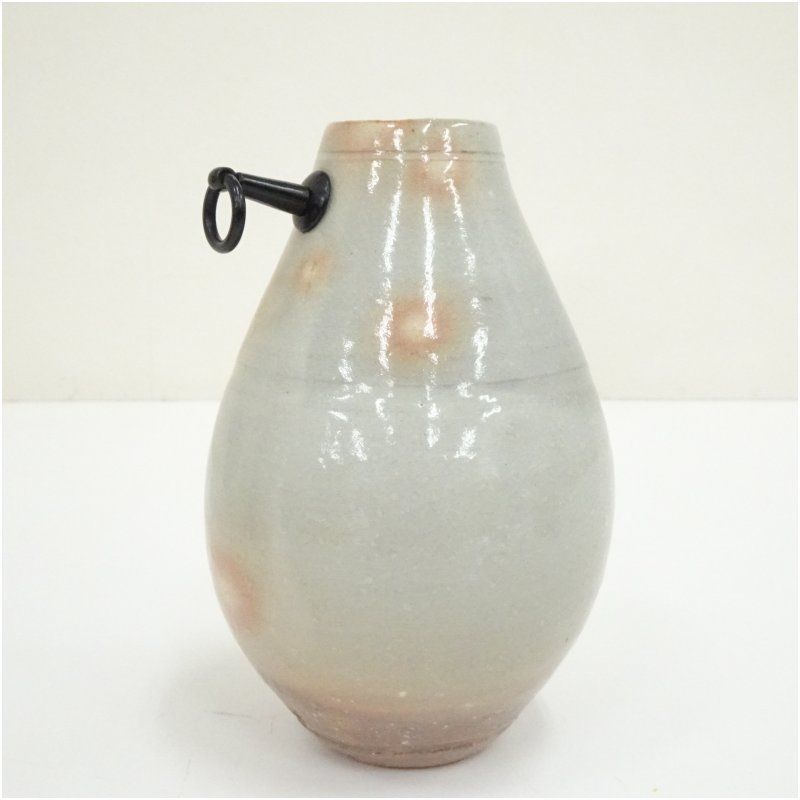 萩焼 十三代 田原陶兵衛窯造 掛花入（共箱） 花入れ 茶道 茶道具 花瓶