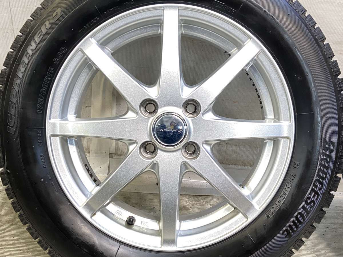 175/65R15 ブリヂストン アイスパートナー 2 LAPORTA 15x5.5 42 100-4