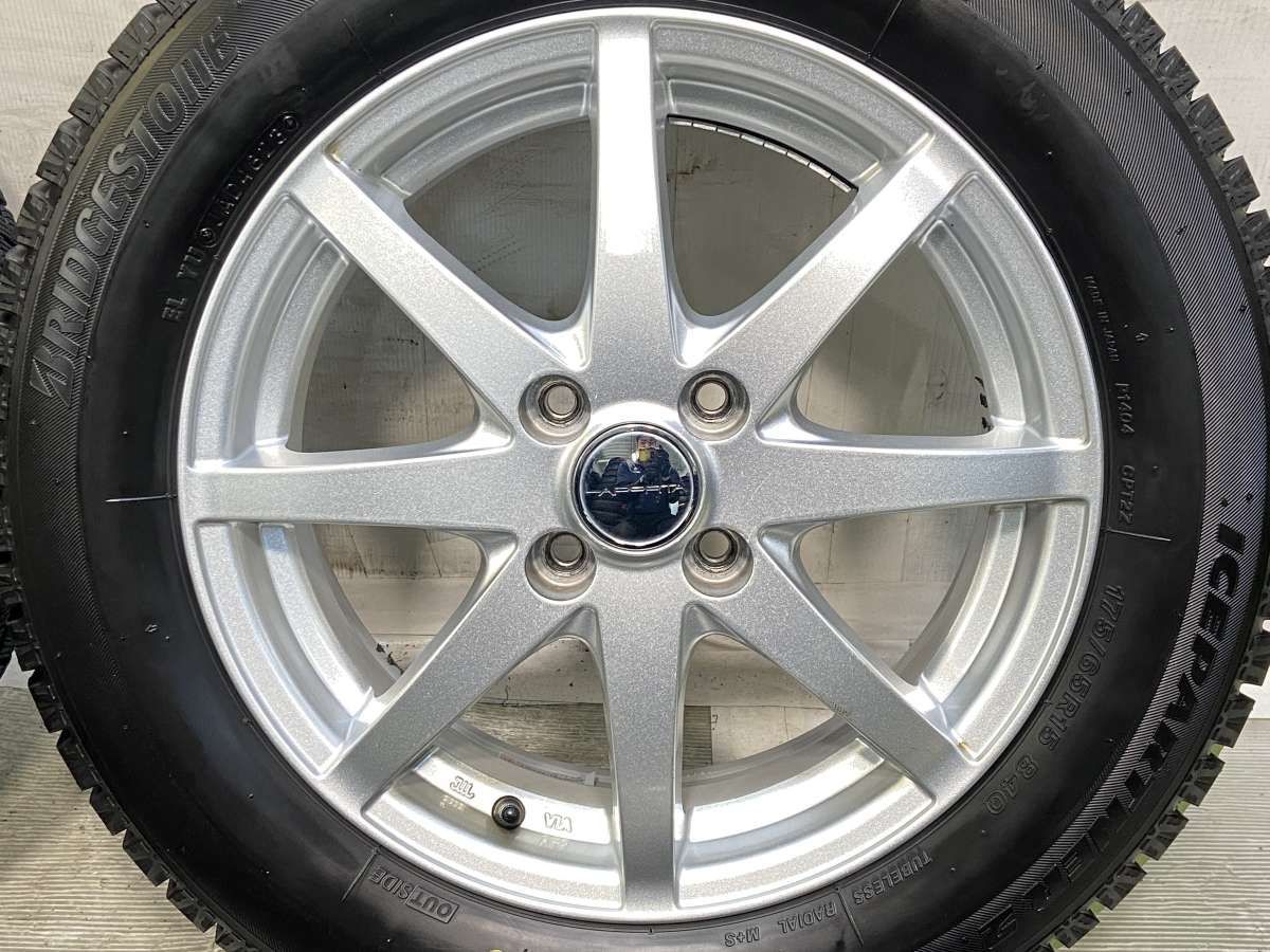 175/65R15 ブリヂストン アイスパートナー 2 LAPORTA 15x5.5 42 100-4