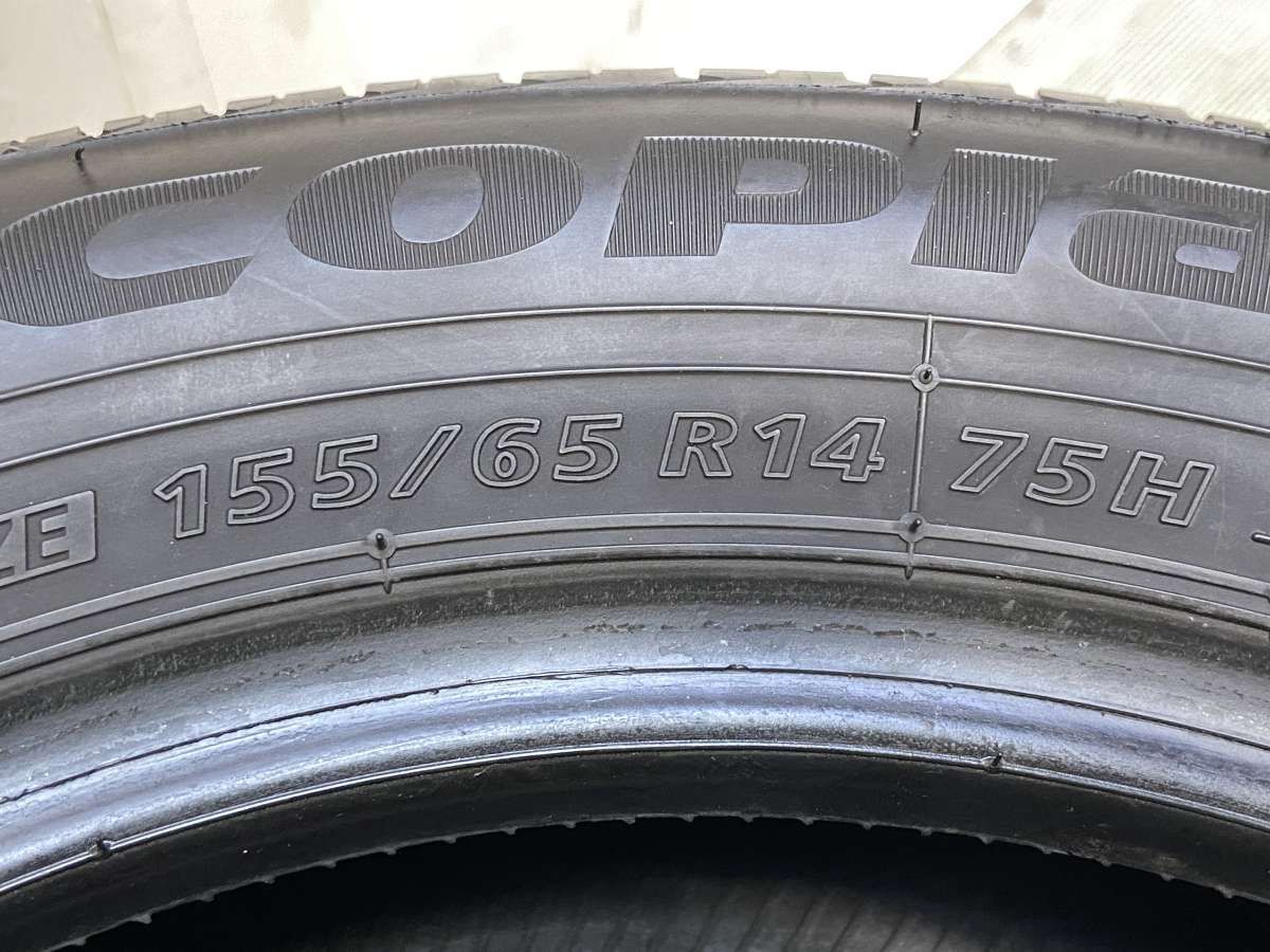 155/65R14 ブリヂストン ECOPIA NH200C 中古タイヤ サマータイヤ 2本