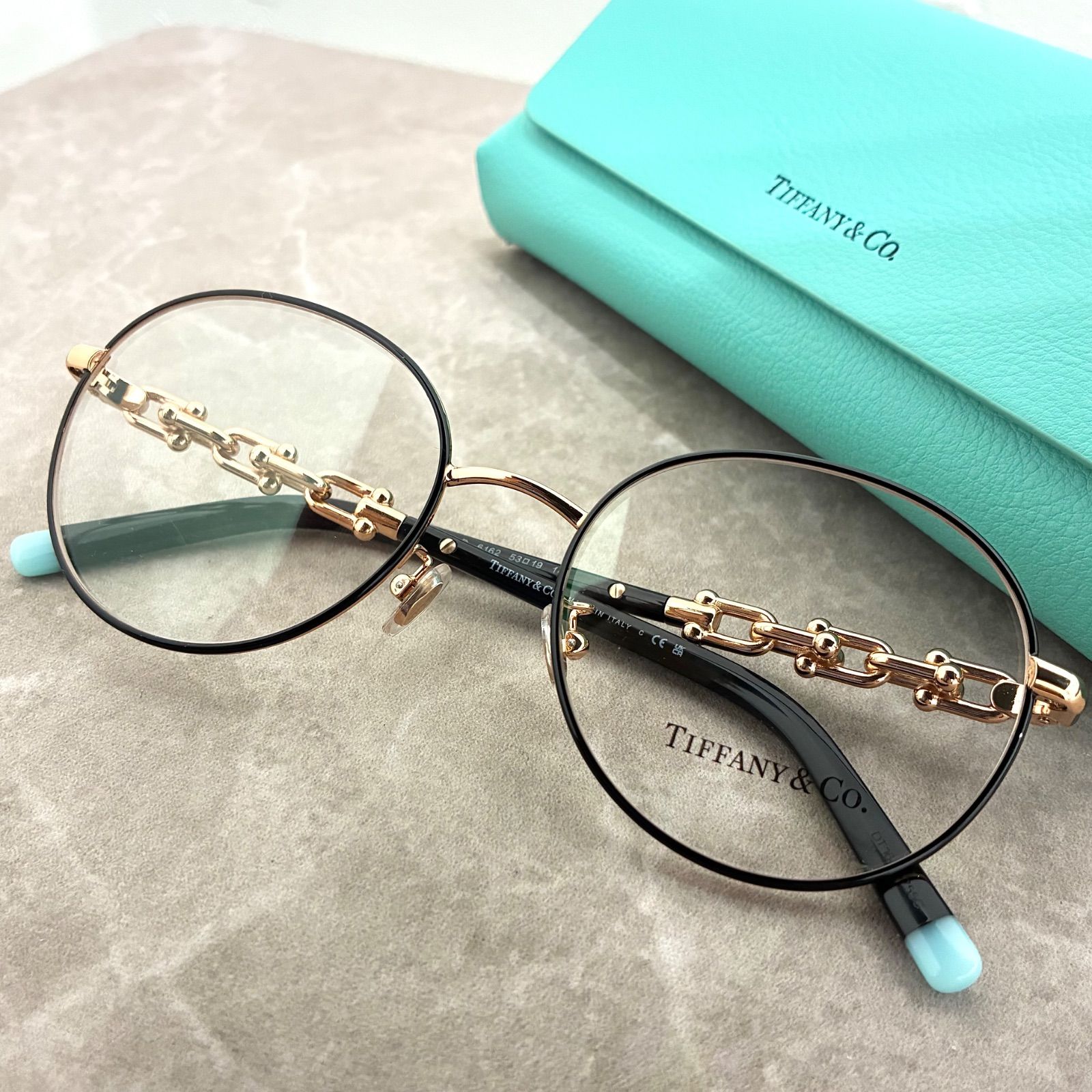 【新品未使用】鑑定済 TIFFANY&CO. 眼鏡 メガネ ティファニー ハードウェア TF1148D 展示品
