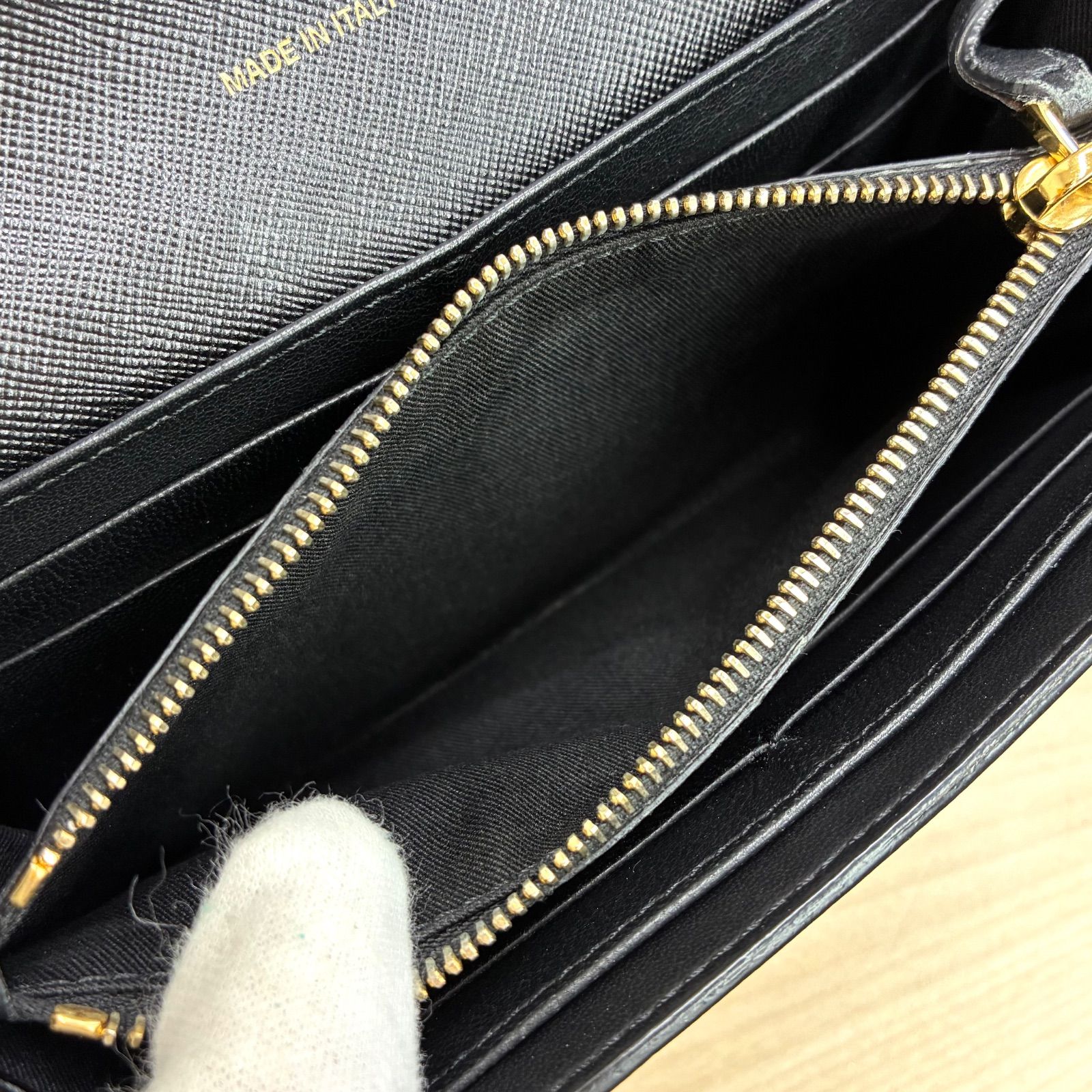 マルニ MARNI】バイカラー長財布 ブラック×ピンク - メルカリ