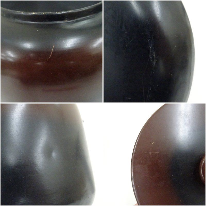 銅腰黒水注（紙箱） 茶道 茶道具 おしゃれ 茶器 抹茶 水注ぎ みずつぎ