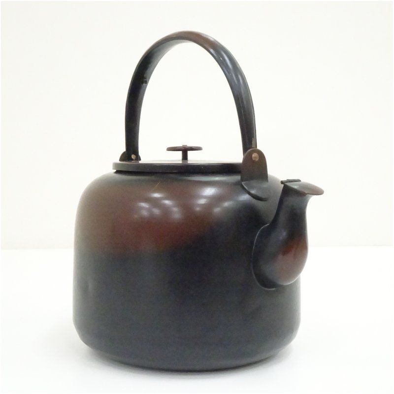 銅腰黒水注（紙箱） 茶道 茶道具 おしゃれ 茶器 抹茶 水注ぎ みずつぎ