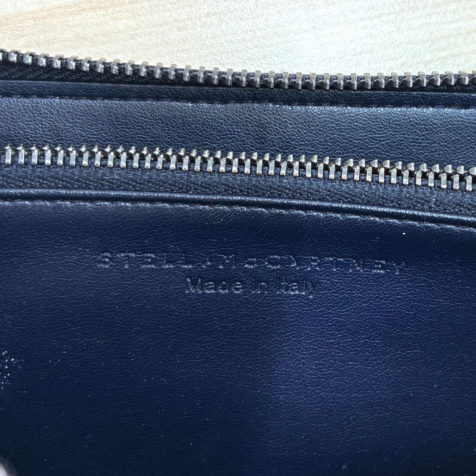 ステラマッカートニー STELLA McCARTNEY】ファラベラ 長財布 ネイビー 
