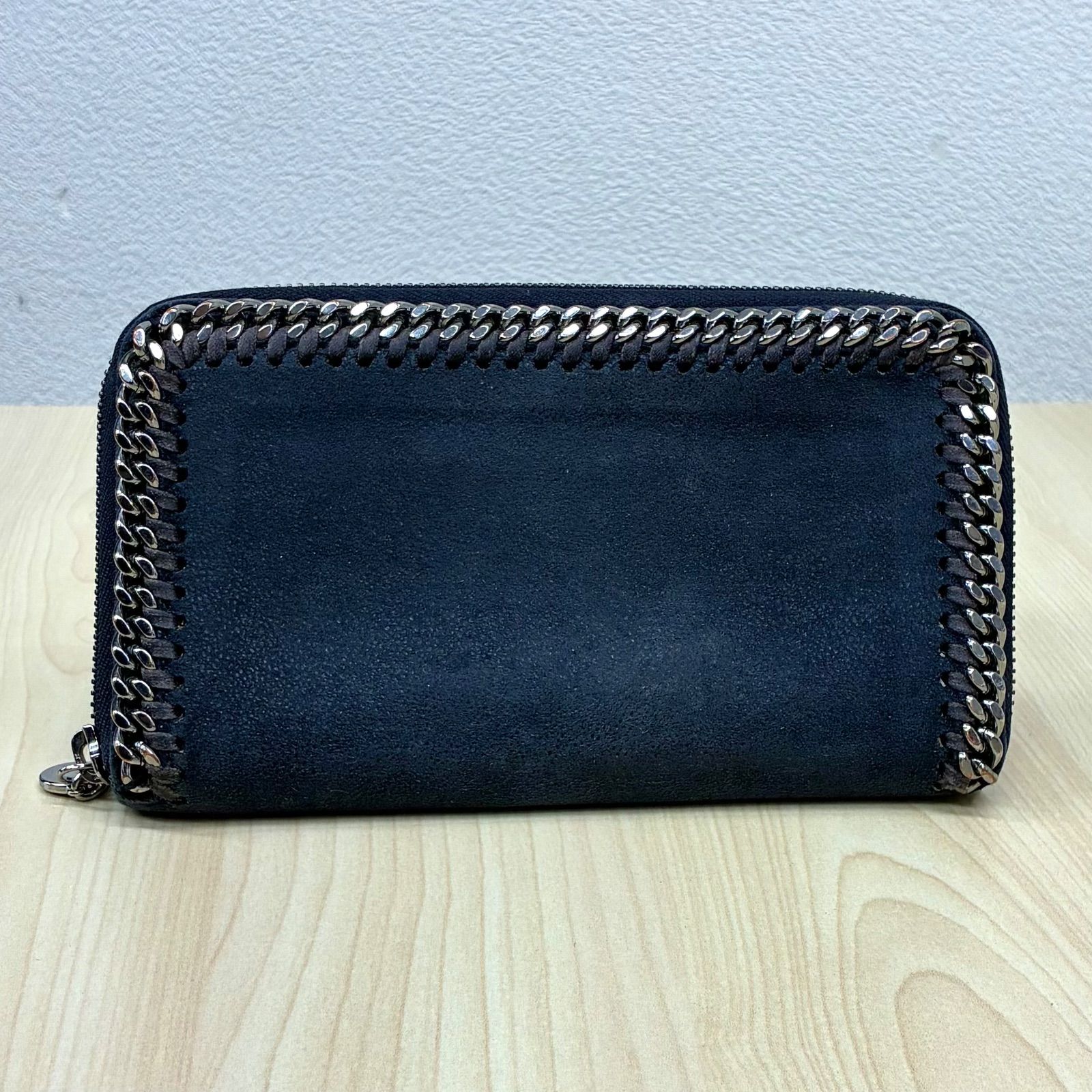 ステラマッカートニー STELLA McCARTNEY】ファラベラ 長財布 ネイビー