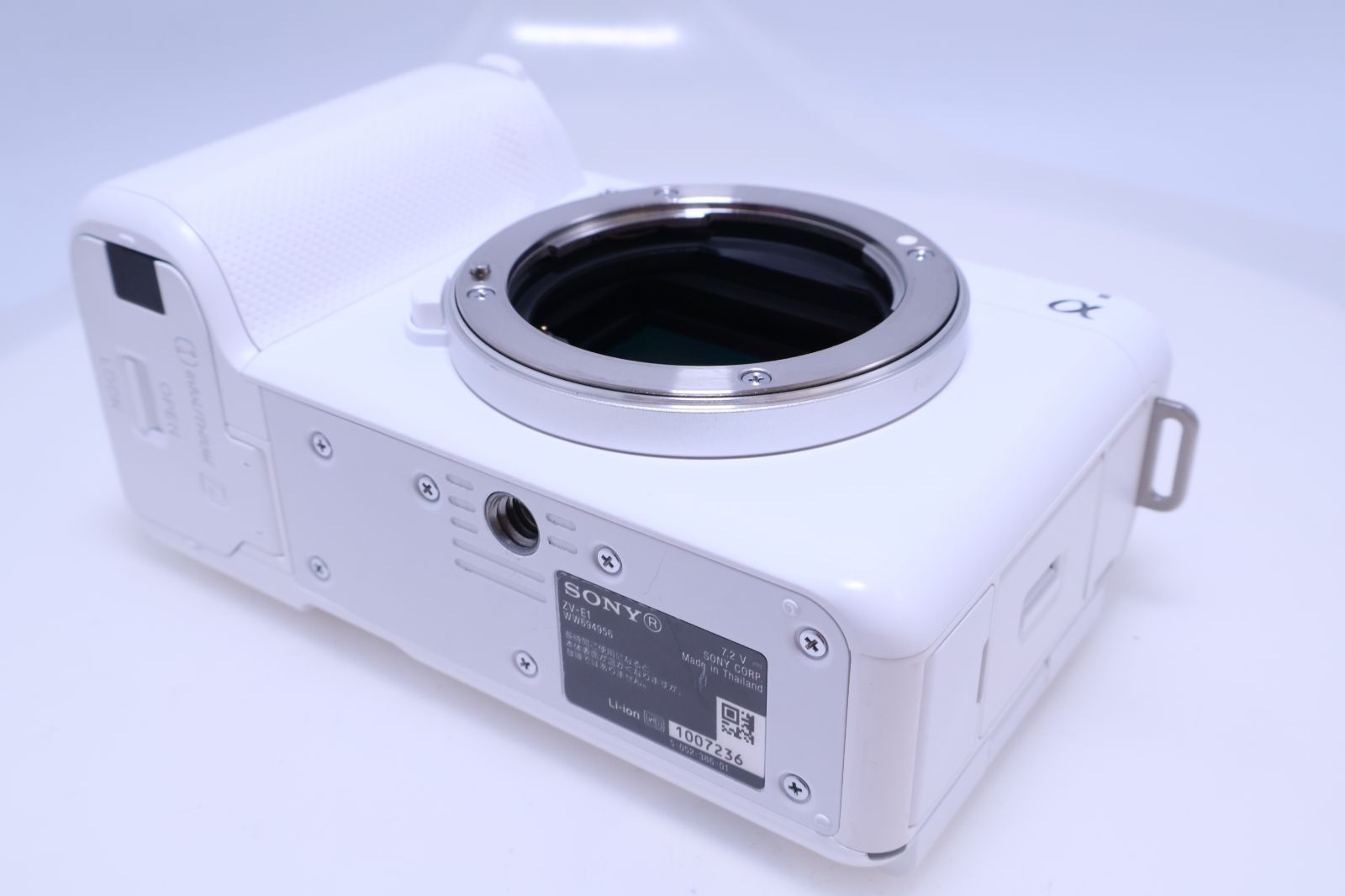 美品】SONY ZV-E1 ボディ ホワイト Vlog用カメラ レンズ交換式VLOGCAM