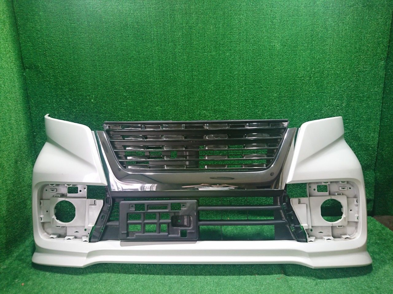MK53S スペーシアカスタム フロントバンパー パール ZVR(215499)
