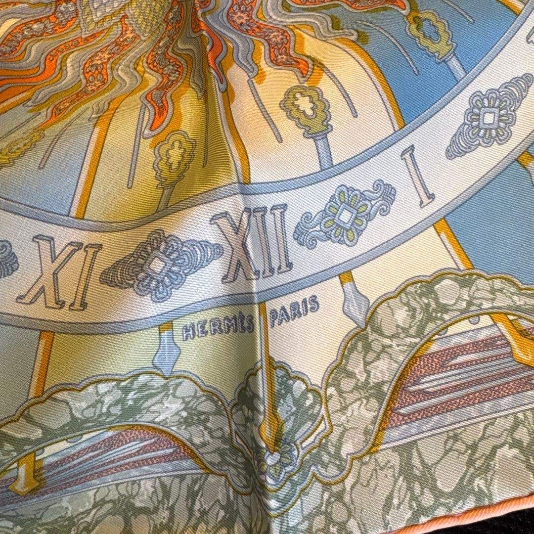 HERMES Hermès エルメス スカーフ scarf シルク 絹 SILK 100％ 42×42