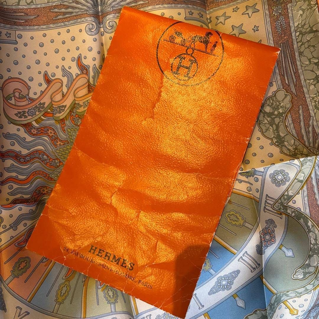 HERMES Hermès エルメス スカーフ scarf シルク 絹 SILK 100％ 42×42