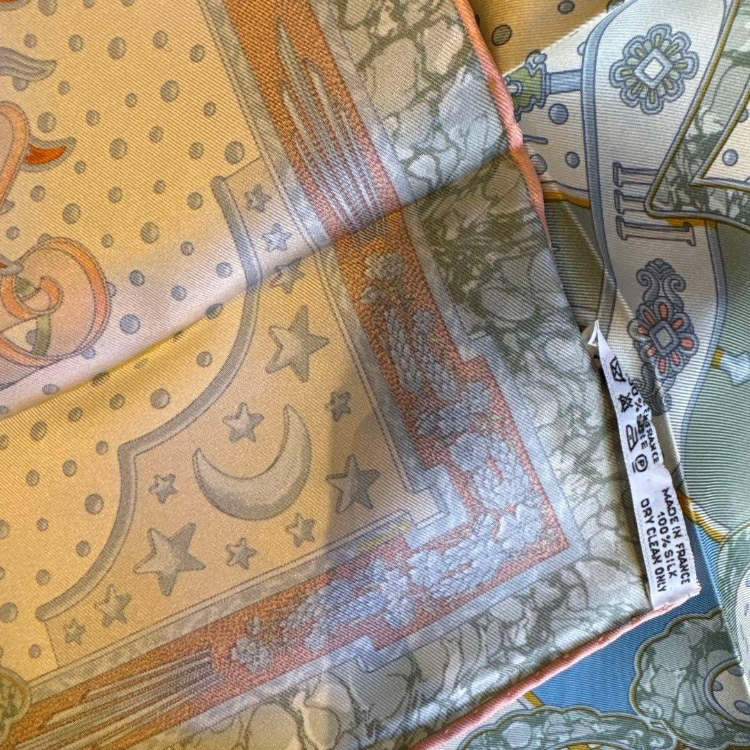 HERMES Hermès エルメス スカーフ scarf シルク 絹 SILK 100％ 42×42