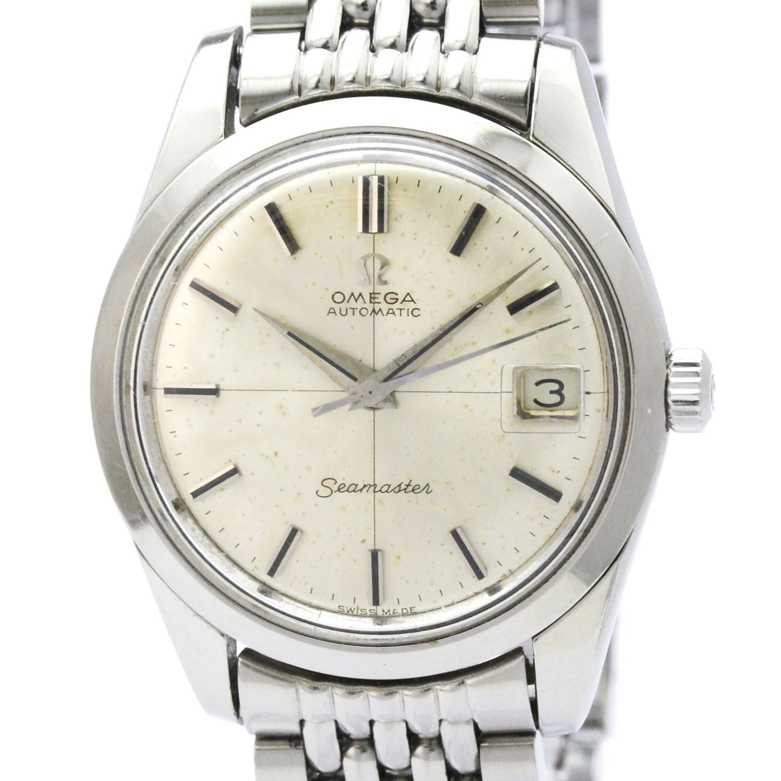 オメガ (OMEGA) シーマスター Cal.562 ライスブレス ステンレススチール 自動巻き メンズ 時計 166.010 76,890円