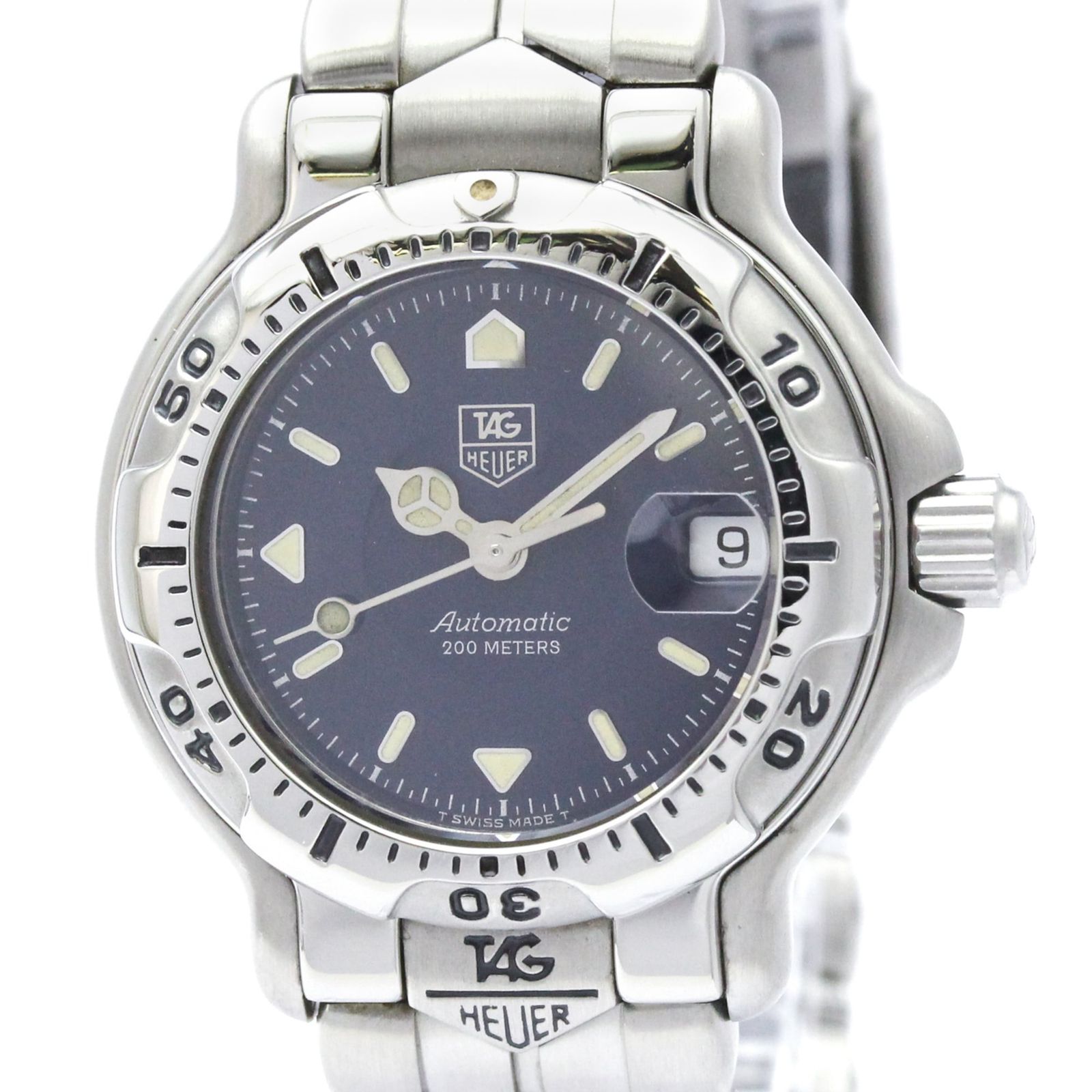 タグホイヤー (TAG HEUER) 6000 クロノメーター ステンレススチール 自動巻き レディース 時計 WH2313 (外装仕上げ済み)