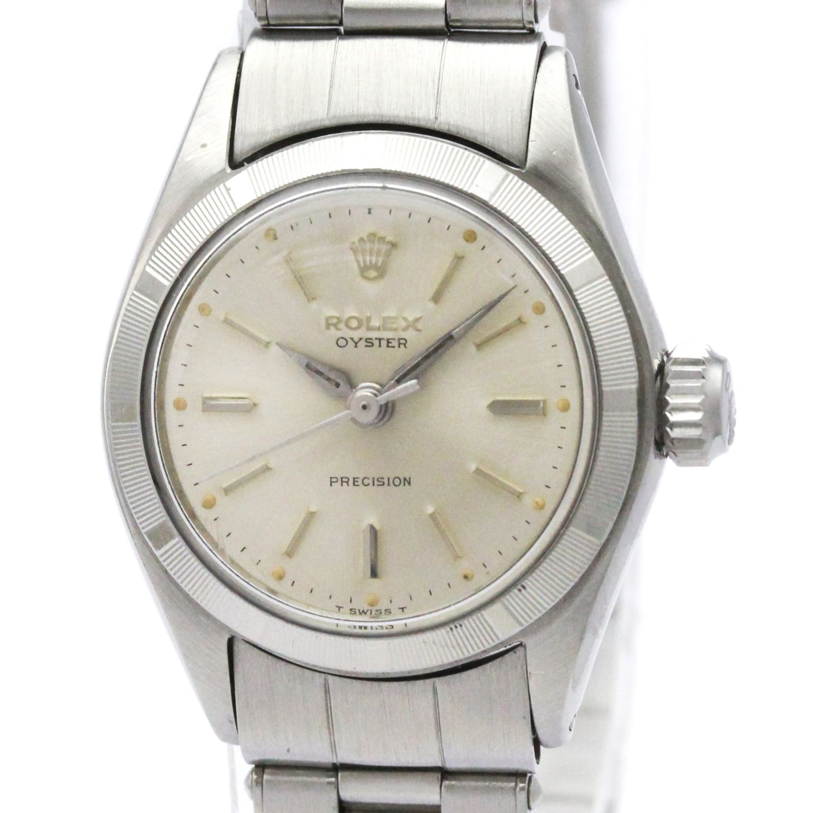 ロレックス (ROLEX) オイスター プレシジョン 6411 ステンレススチール 手巻き レディース 時計