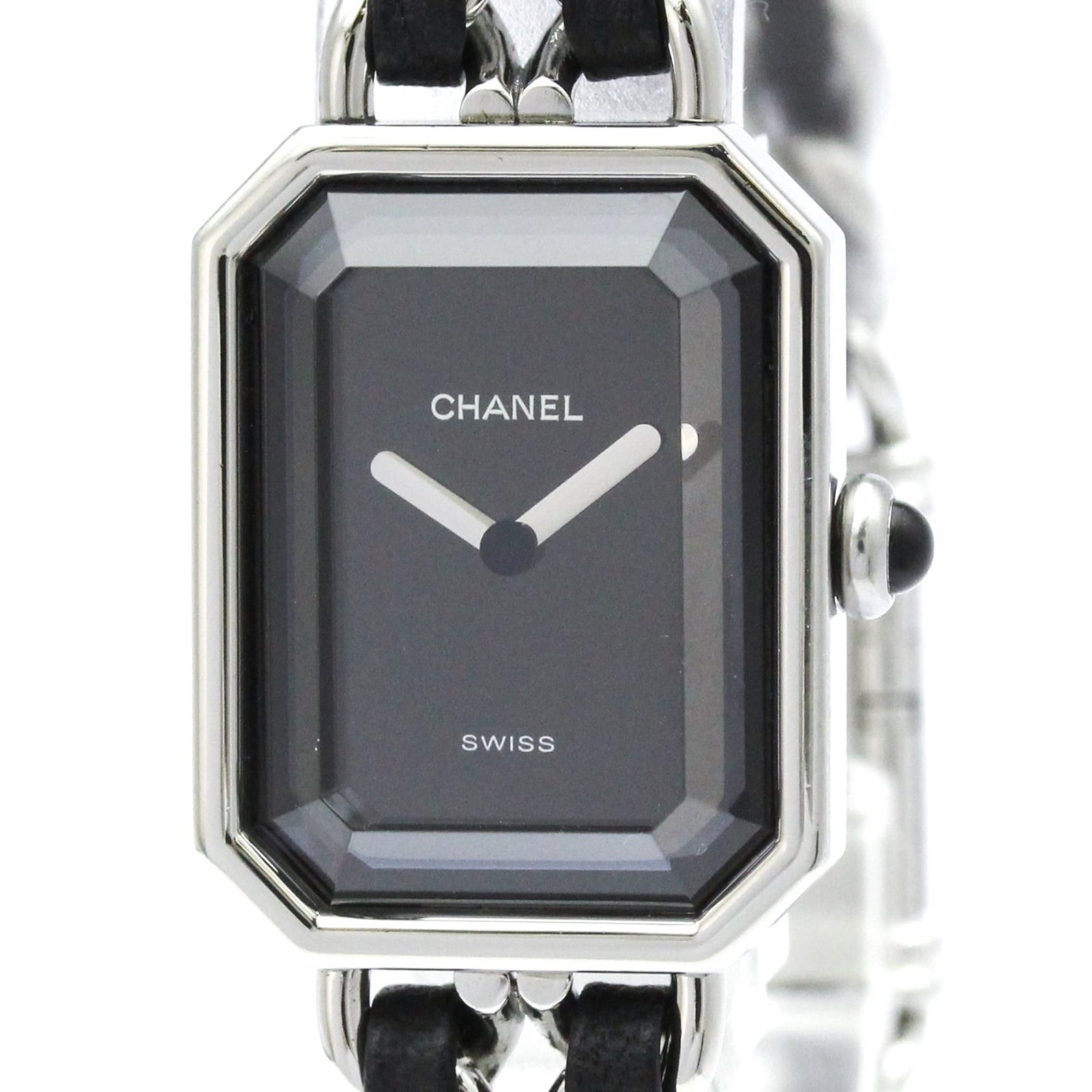 シャネル (CHANEL) プルミエール Lサイズ ステンレススチール レザー クォーツ レディース 時計 H0451 (外装仕上げ済み)