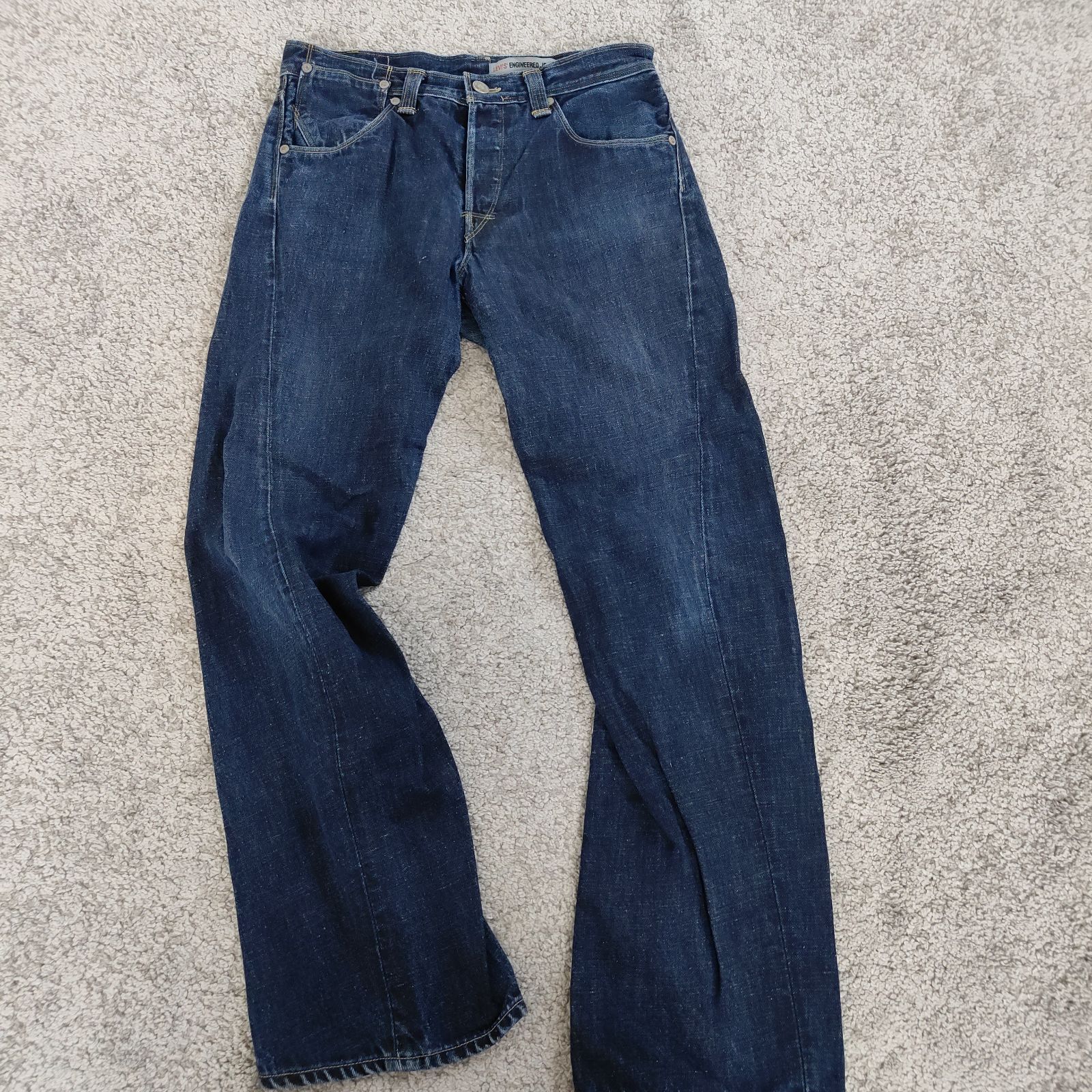 リーバイス エンジニアードジーンズ Y2K デニムパンツ DENIM ジーパン JEANS ジーンズ 立体裁断 トルコ製 メンズ 中古 古着