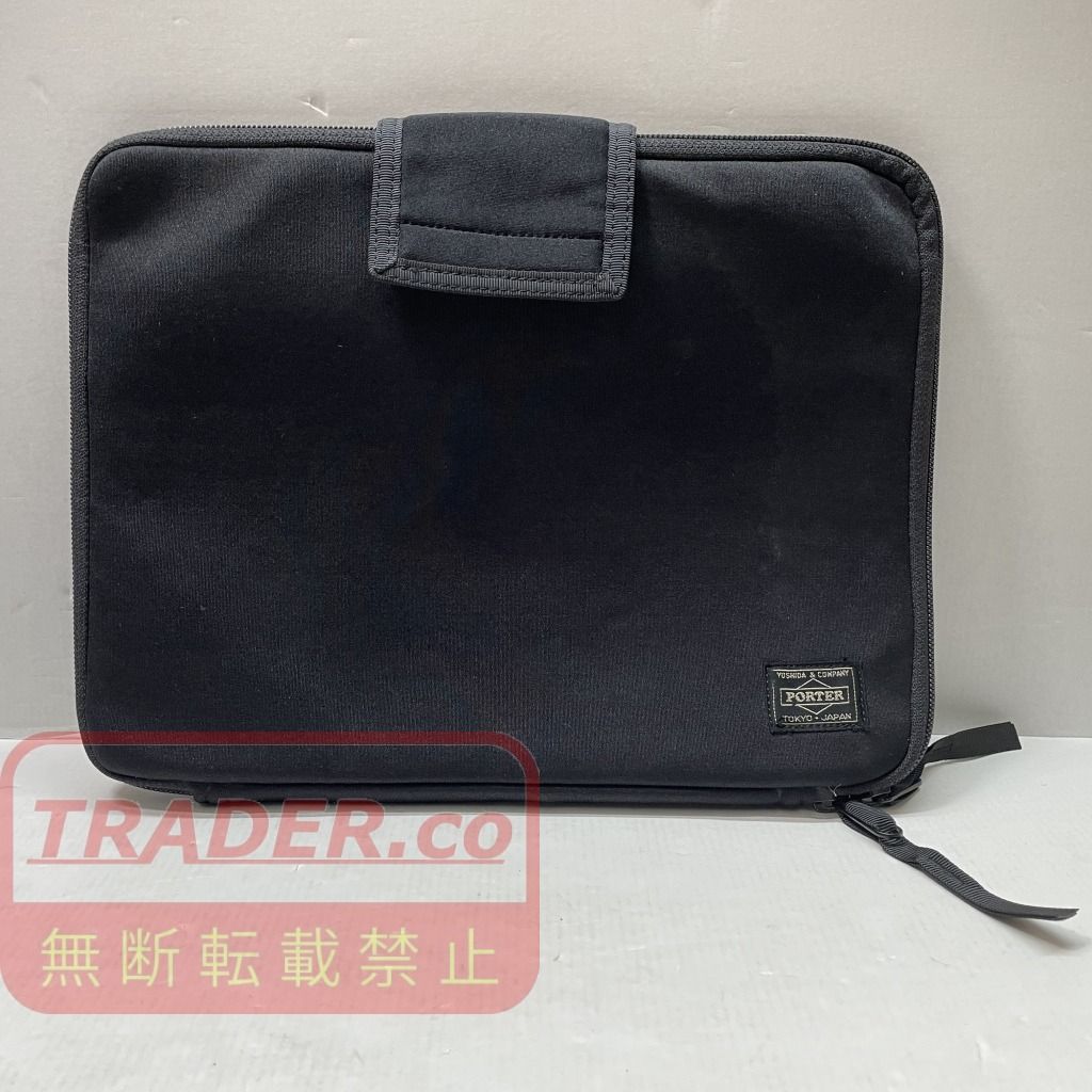 01w-6725 ポーター PORTER ドキュメントケース 書類ケース ブラック メンズ バッグ 【中古品】