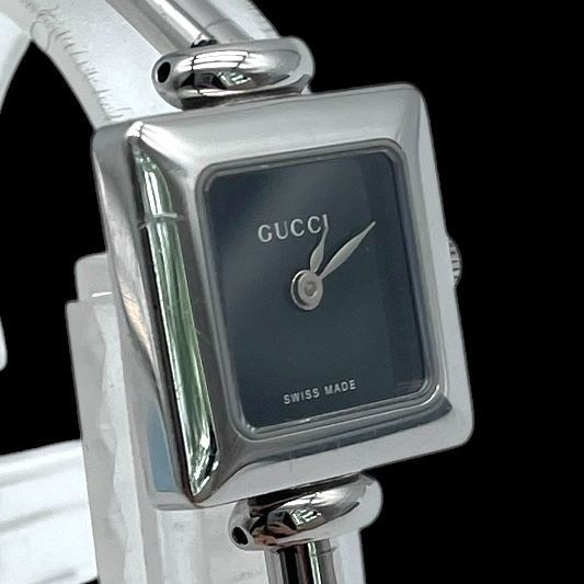 新品電池 稼働品 GUCCI グッチ レディース腕時計 1900L クォーツQZ