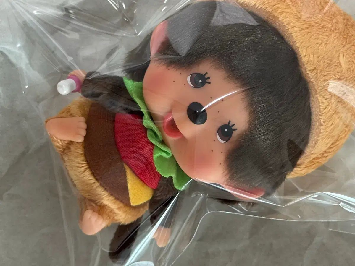 モンチッチ ハンバーガー 王大きいサイズ IN ぬいぐるみ