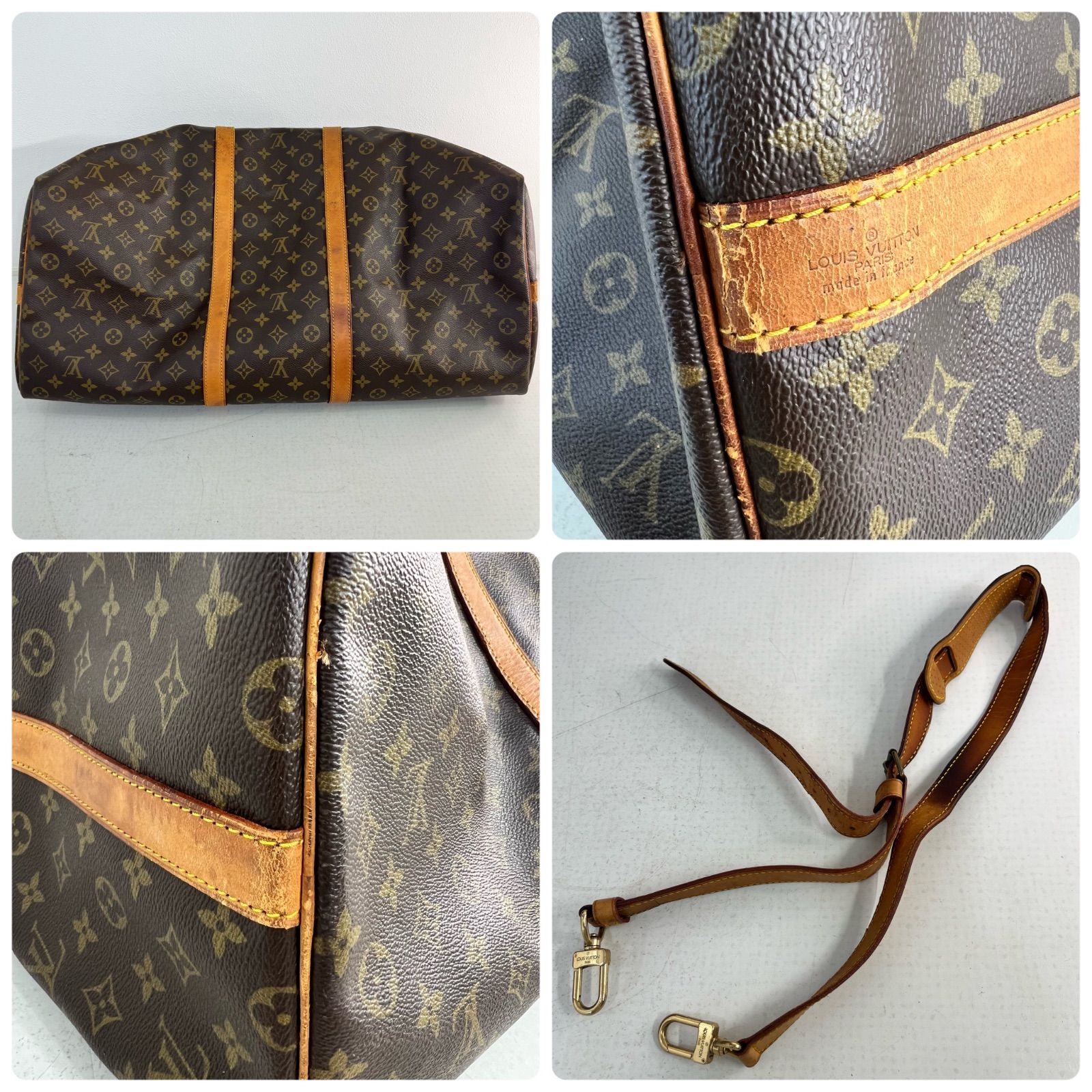 状態良し】ルイヴィトン LOUIS VUITTON キーポル バンドリエール 60 