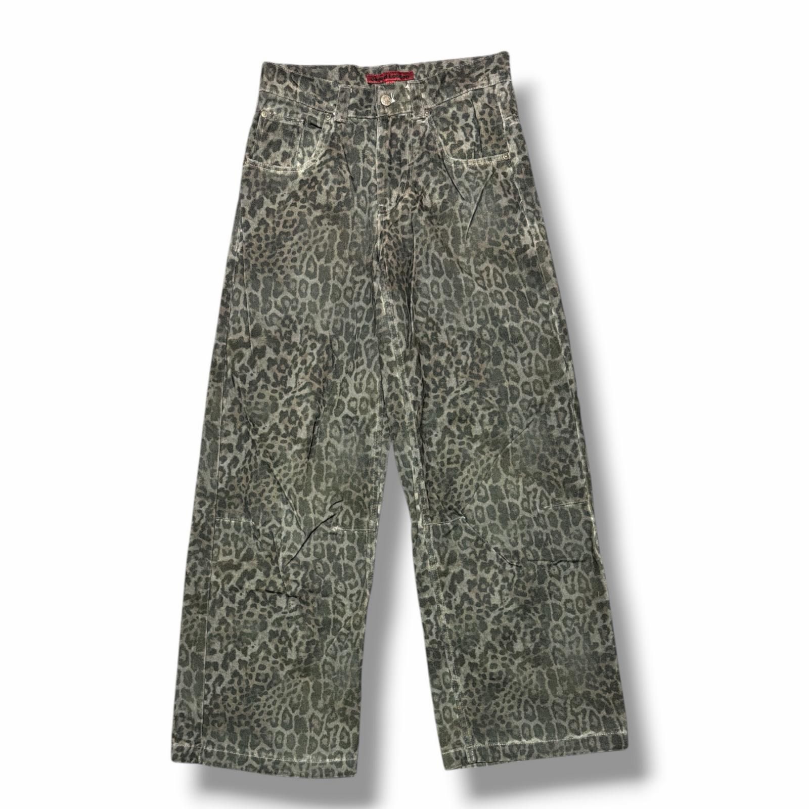 Jaded London Leopard Fade Colossus Jeans レオパードフェード
