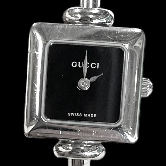 新品電池 稼働品 GUCCI グッチ レディース腕時計 1900L クォーツQZ