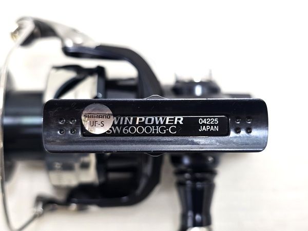 中古品】 シマノ SHIMANO スピニングリール 21 ツインパワー SW 6000HG