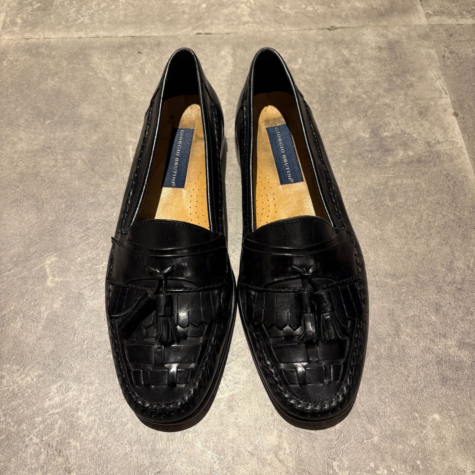 GIORGIO BRUTINI タッセルローファー 9 ½ D