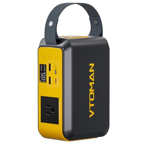 VTOMAN Jump100 ポータブル電源 100W 89.6Wh リン酸鉄 軽量1.07kg 小型ポータブル電源 1.4h超高速充電 高出力AC&DC充放電対応 LiFePO4 リン酸鉄 ポータブル 100V 電源 機内持ち込み可 AC1 3560bc07