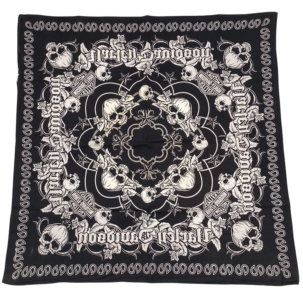 Bandana Harley Davidson Biker Skull Paisley ハーレーダビッドソン