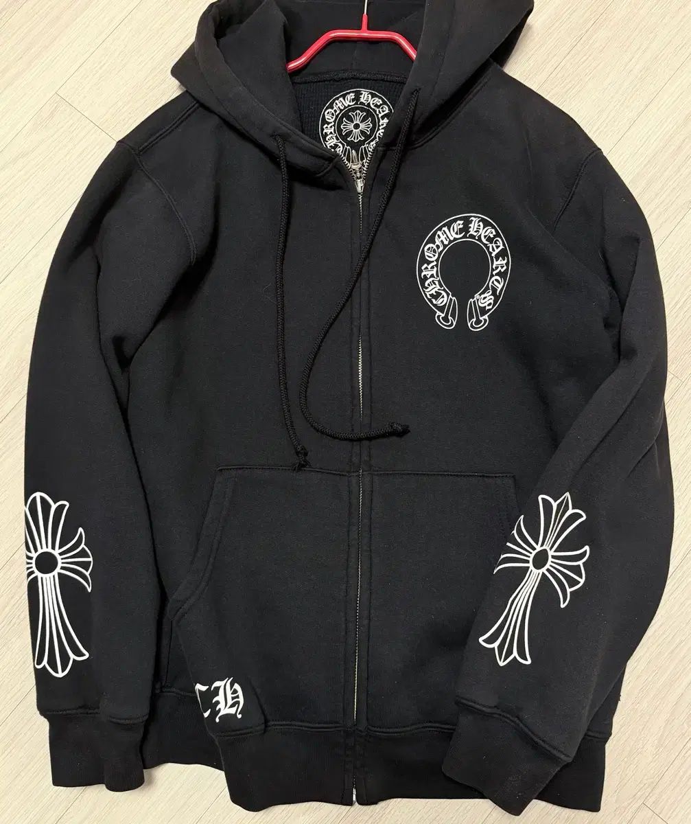 CHROME HEARTS クロムハーツ フードジップアップ m 正規品