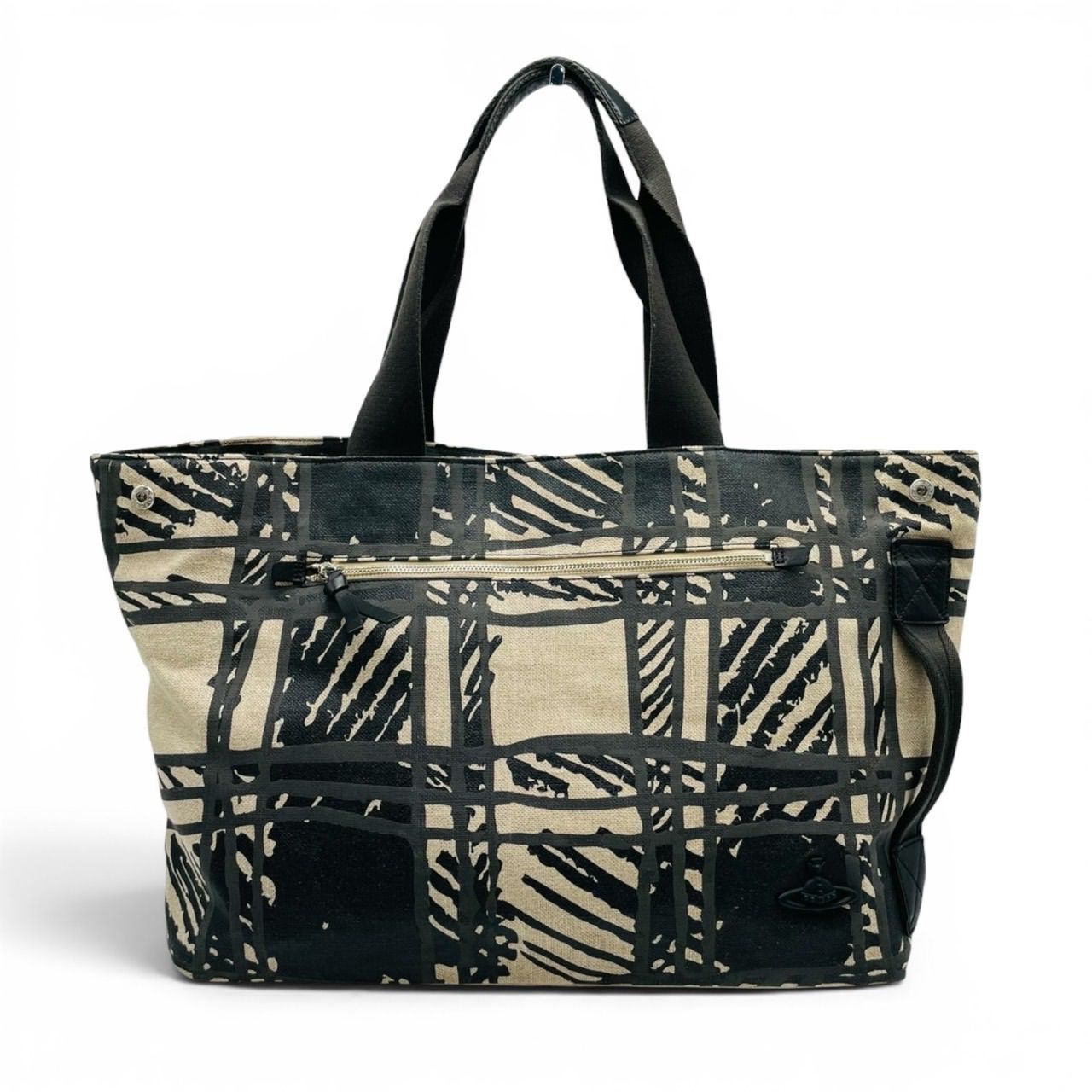 美品 vivienne westwood トートバッグ 花柄 デカロゴ ボタニカル 大