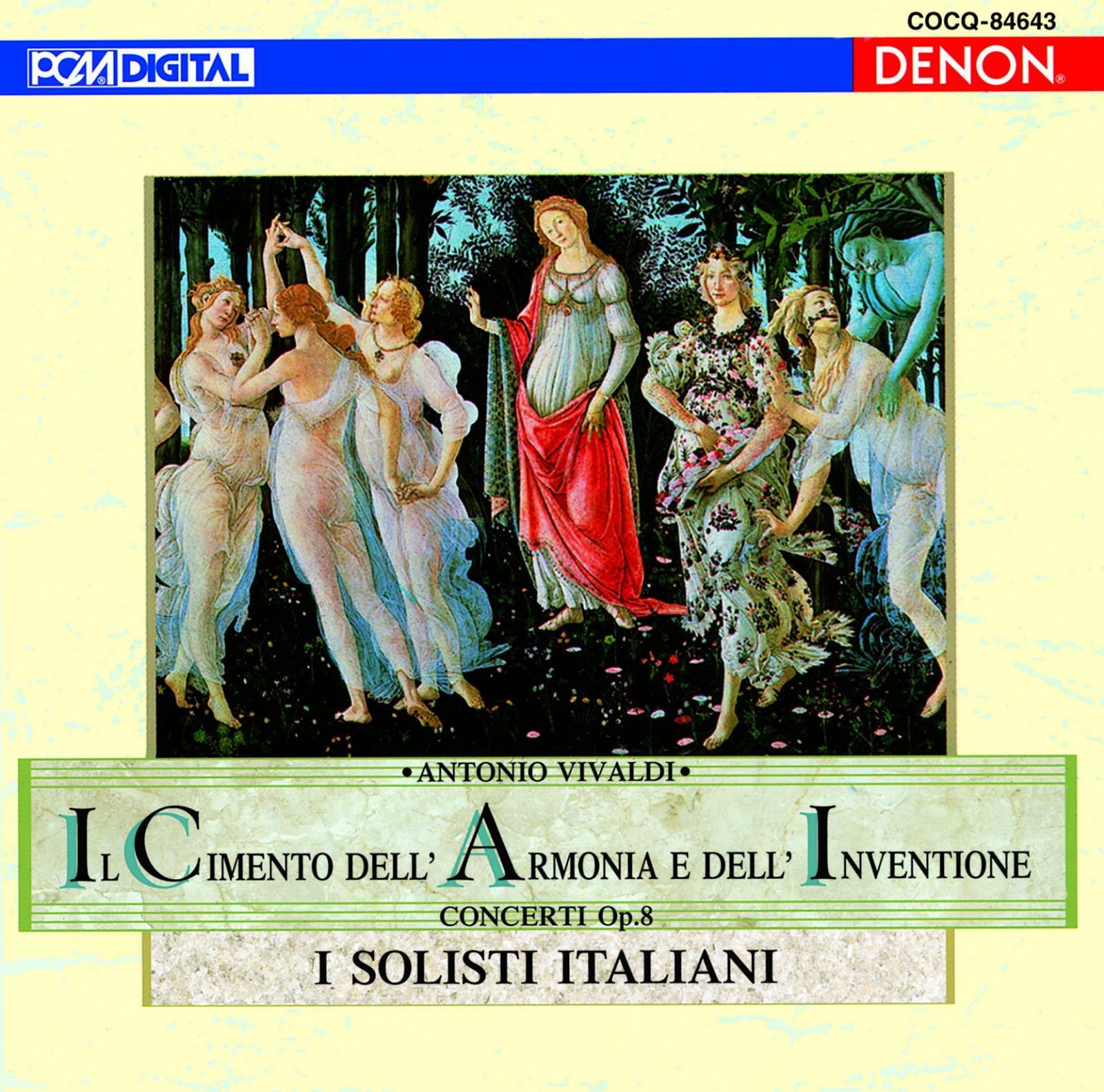 【CD】ヴィヴァルディ:協奏曲集「和声と創意への試み」作品8の1~6<四季/海の嵐/喜び>