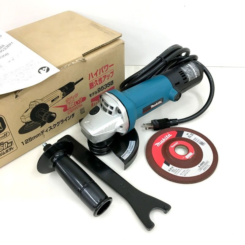 makita マキタ ディスクグラインダー 9535B 125mm 低速･高トルクタイプ 電動工具 コード式 切断 研削 研磨 未使用 ★DT395