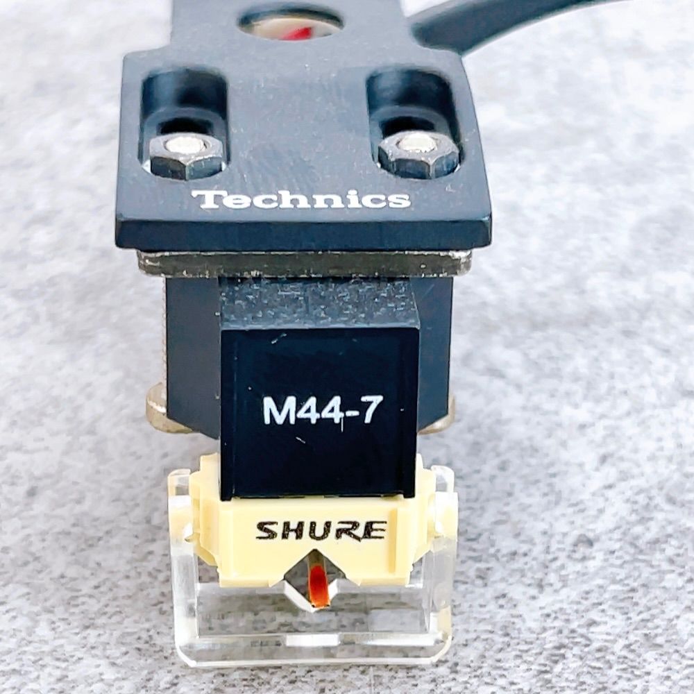 H-1466 SHURE Technics レコードカートリッジ ヘッドシェル付 M44-7