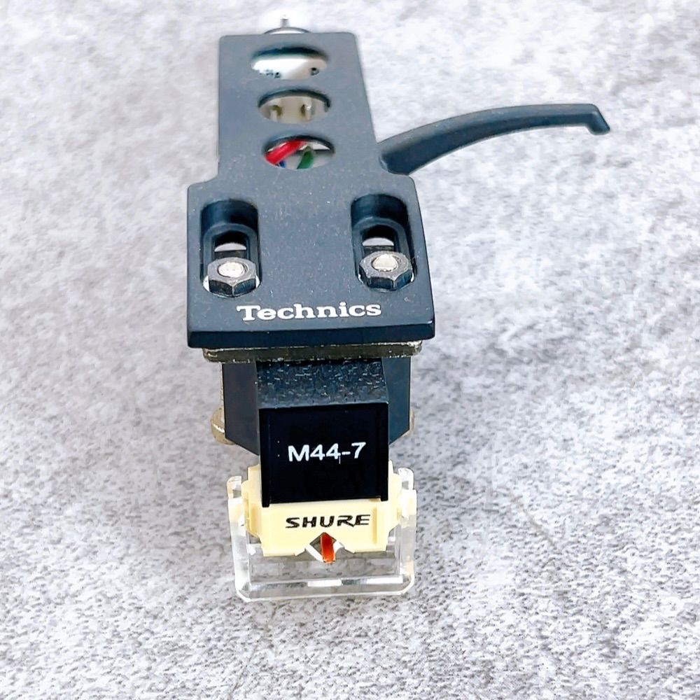 H-1466 SHURE Technics レコードカートリッジ ヘッドシェル付 M44-7