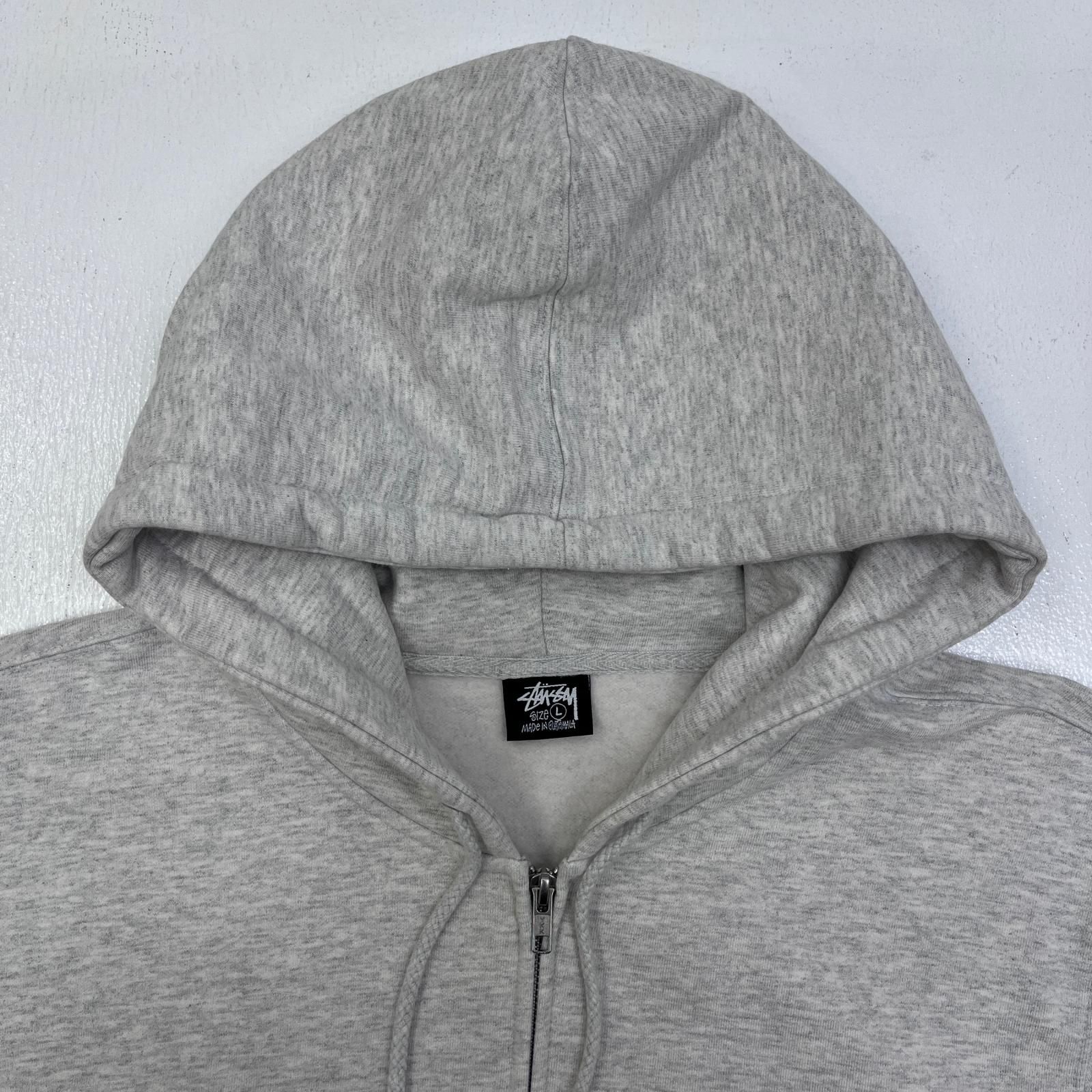 Stussy グレー パーカー Lサイズ 加古川店】 中古 STUSSY | ステューシー パーカー BASIC ZIP HOODIE