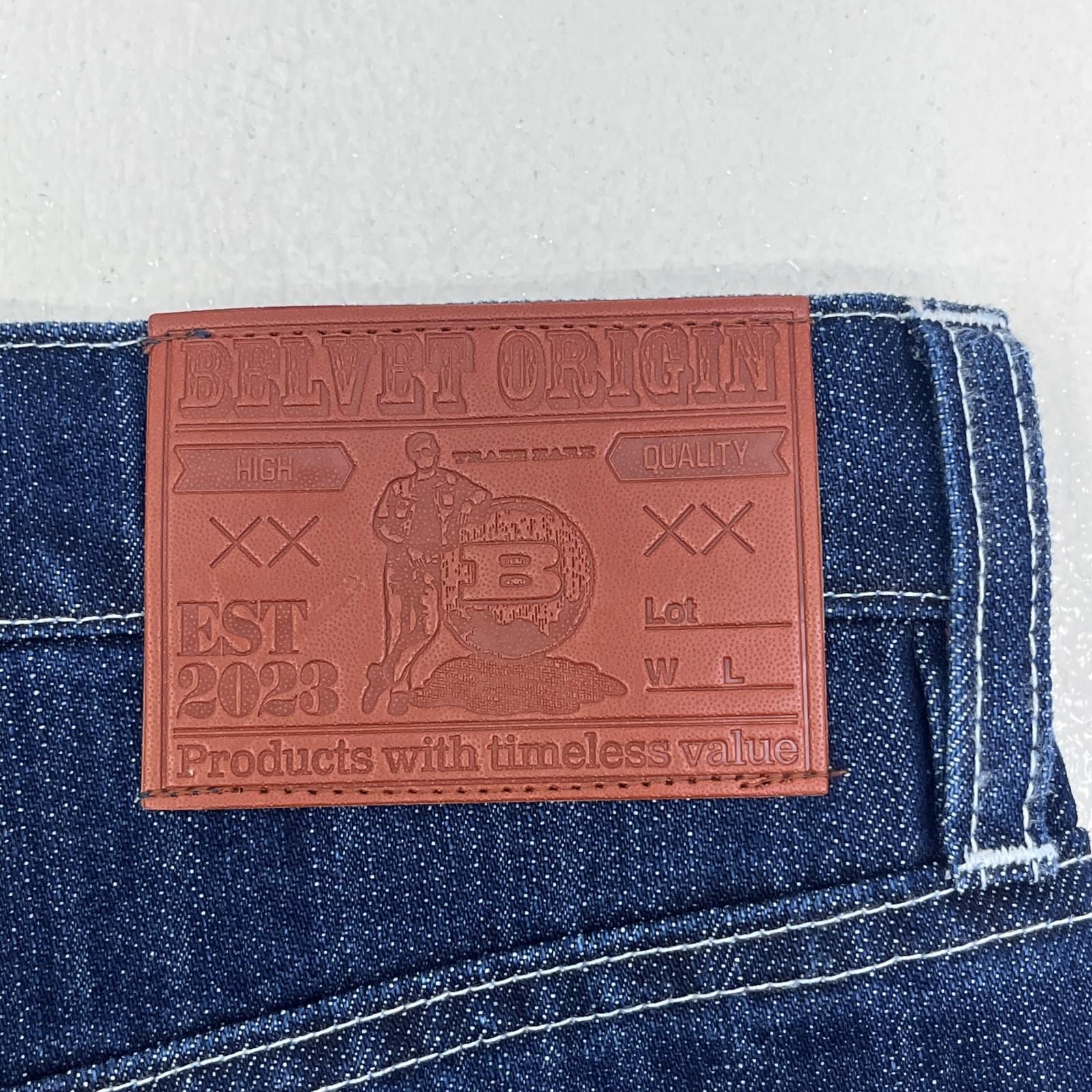 加古川店】 中古 デニムパンツ BELVET:slub distressed baggy denim