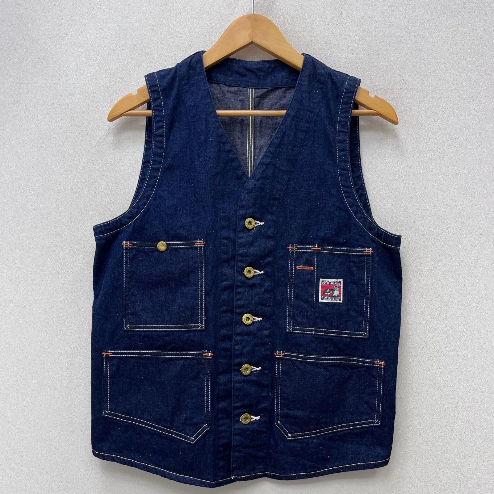【加古川店】 中古 TCB JEANS | ティーシービ ベスト Foreman Vest インディゴ サイズ:34 【93】