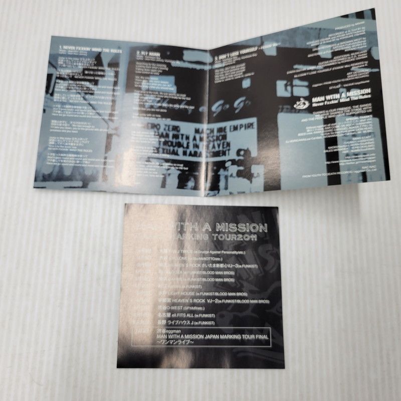 中古美品】 MAN WITH A MISSION NEVER FXXKIN'MIND THE RULES 【013