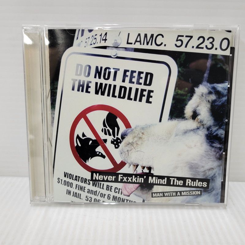 中古美品】 MAN WITH A MISSION NEVER FXXKIN'MIND THE RULES 【013