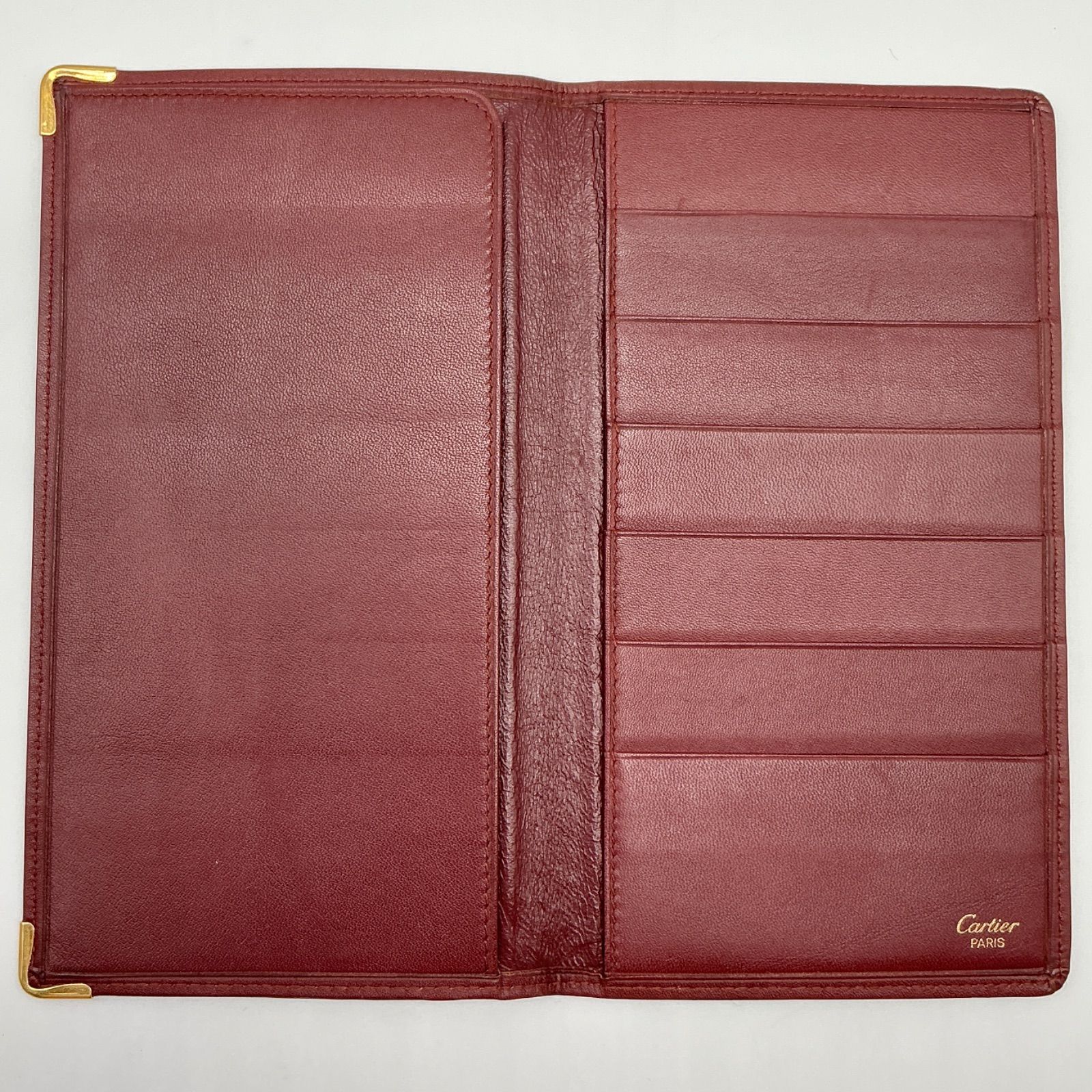 ○Cartier カルティエ マストライン ボルドー 財布 3点セット がま口