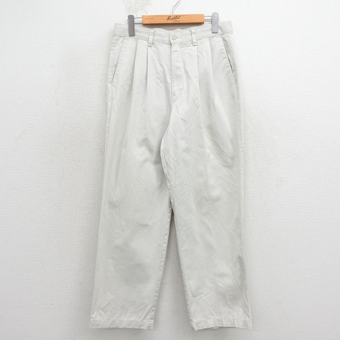 W31/古着 ドッカーズ パンツ メンズ 00年代 00s コットン 薄ベージュ 26apr30