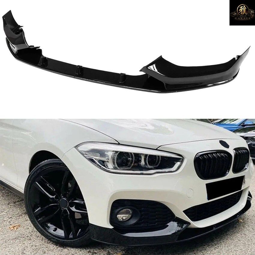 2015年から2019年式 BMW F20 F21 118I 120D 120I M135I M140I LCI Mスポーツ フロントバンパーリップスポイラーディフ??ューザースプリッタ